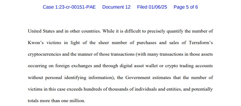 Do Kwon欺诈案波及百万受害者 损失高达400亿美元